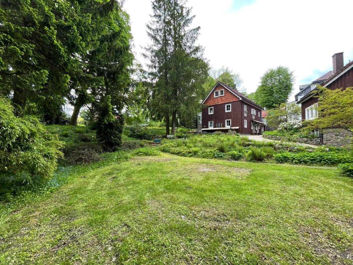Liebevoll eingerichtetes Ferienhaus mit großem Garten Clausthal-Zellerfeld Exterior foto